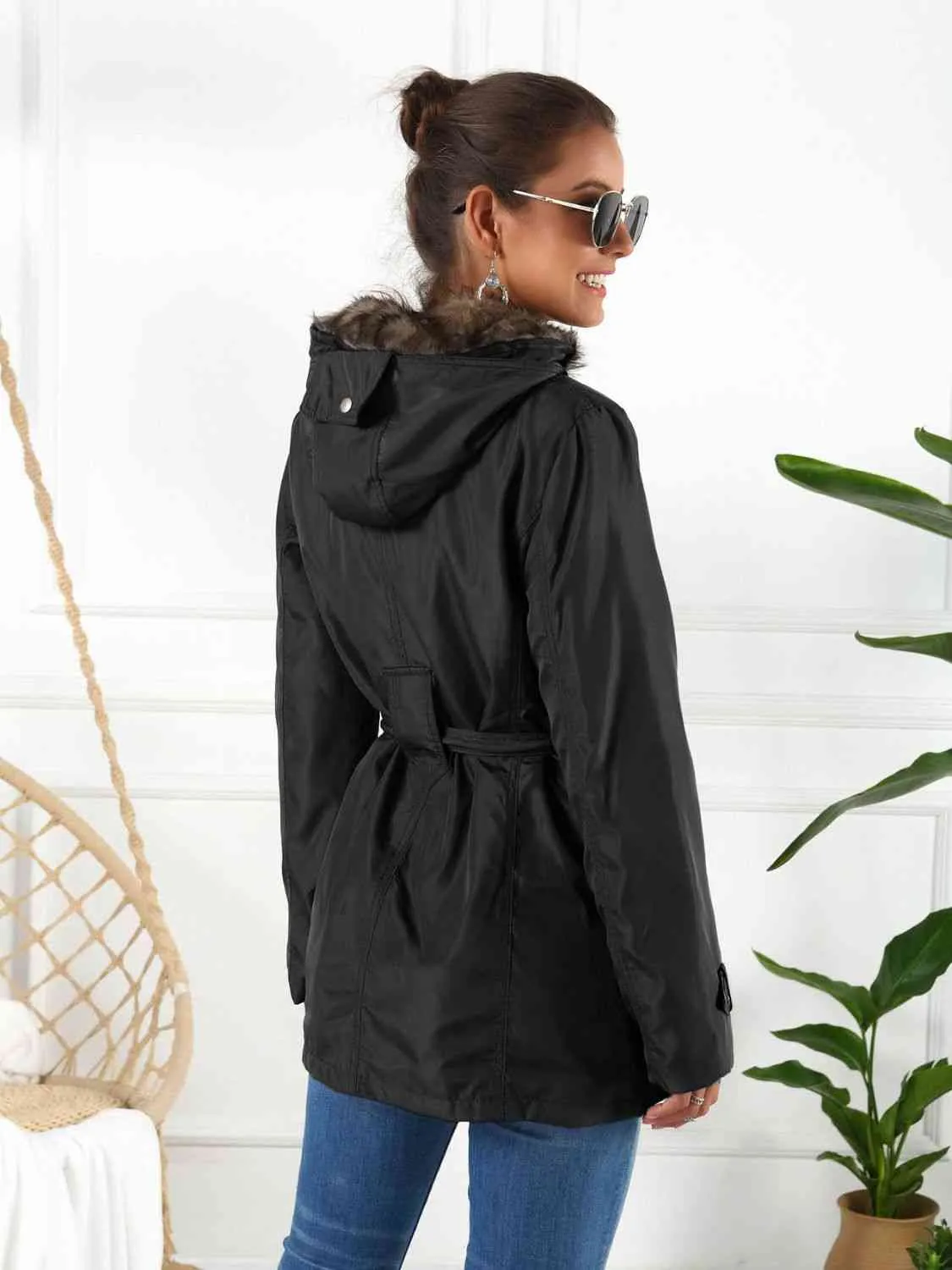 Hooded Jacket with Detachable Liner (Three-Way Wear)