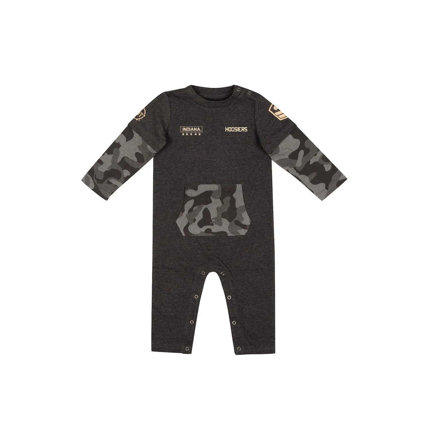 Infant Indiana Hoosiers Ripcord Romper