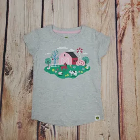 JOHN DEERE FLORAL BARN FRIENDS TEE