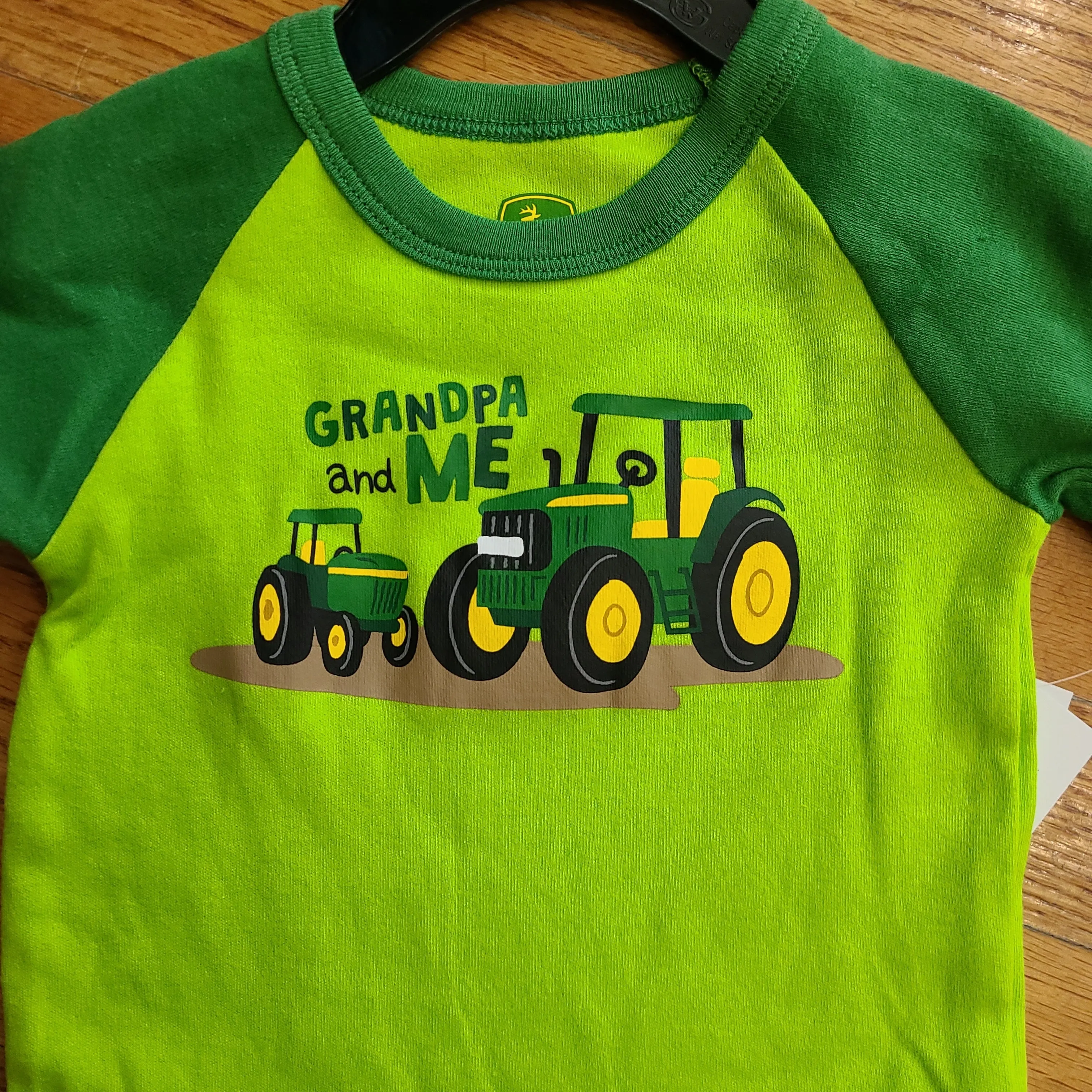 John Deere Grandpa and Me Onesie