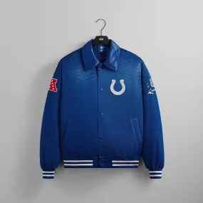 Kith for the NFL: Colts Satin Bomber Jacket - Entice