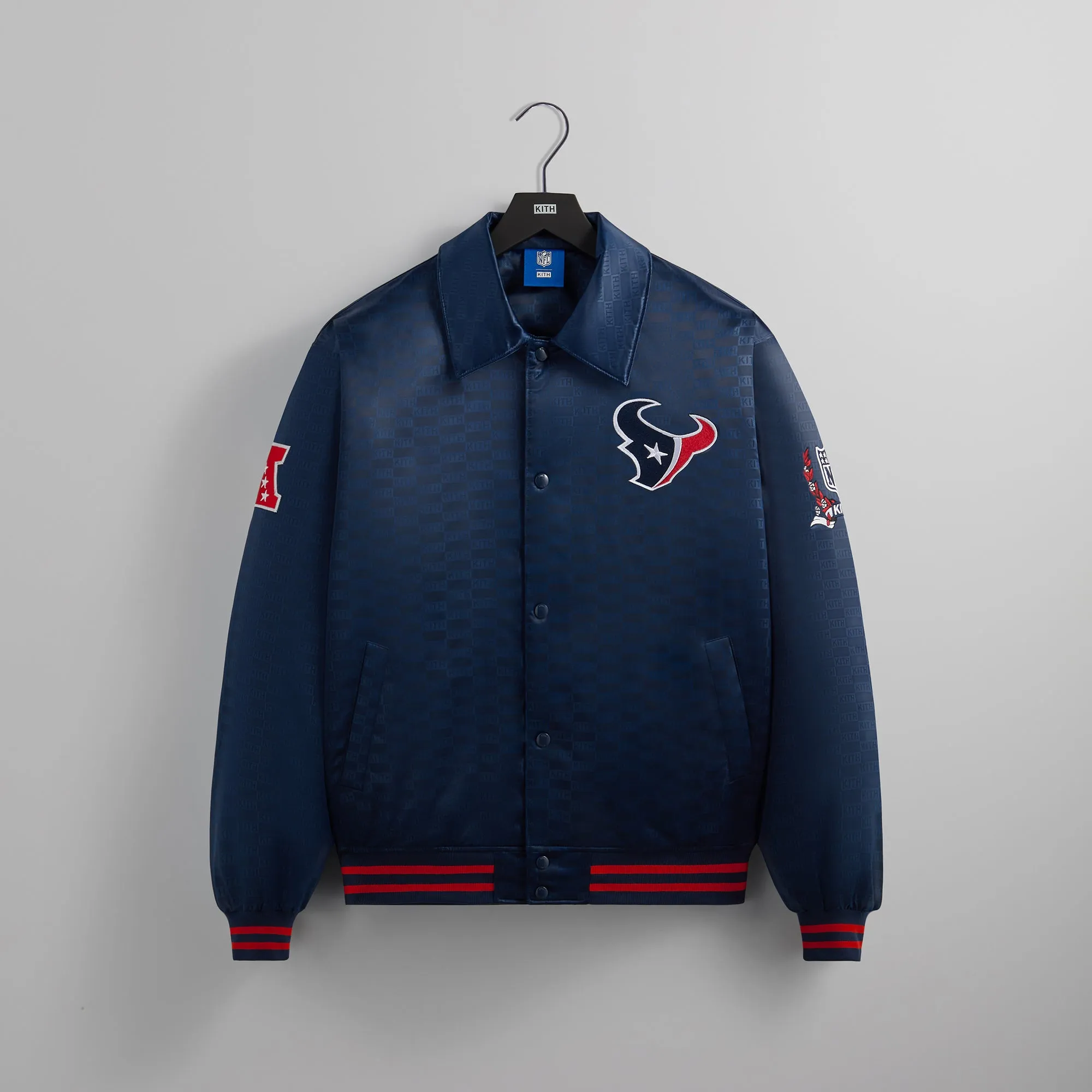 Kith for the NFL: Texans Satin Bomber Jacket - Meter