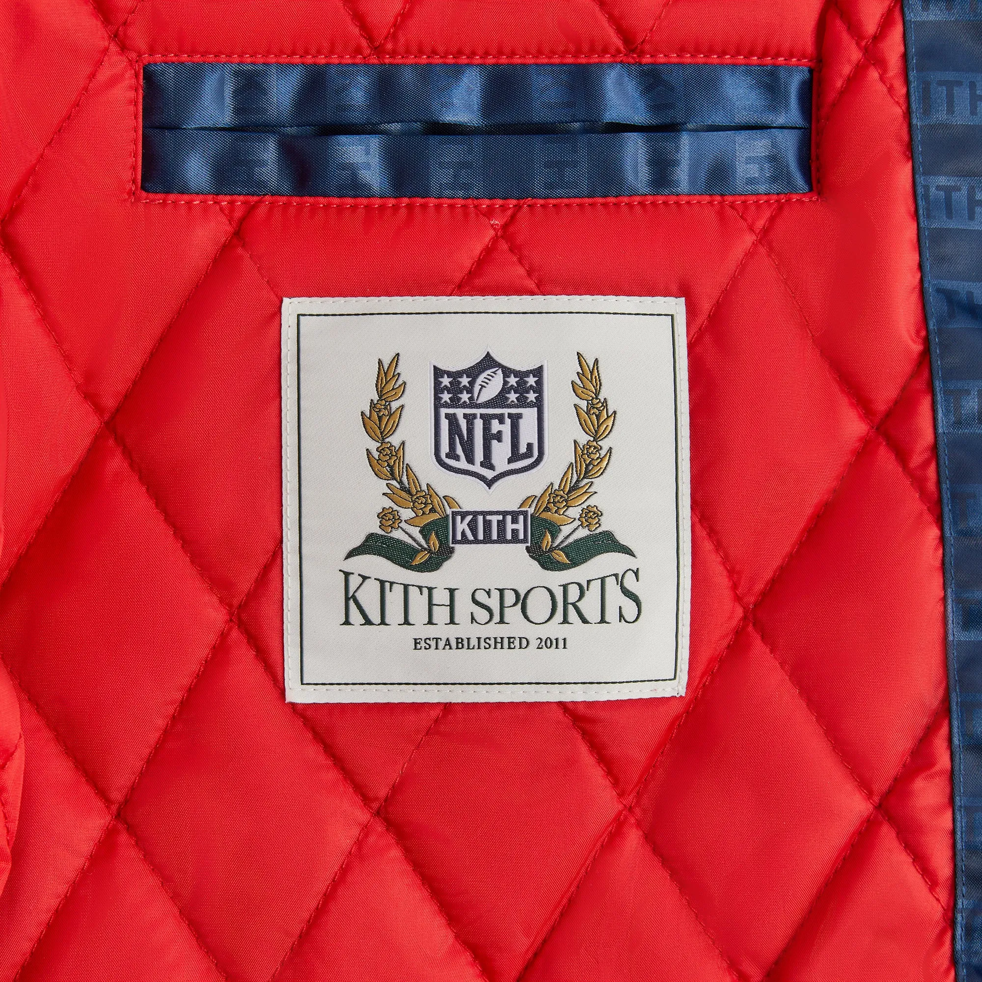 Kith for the NFL: Texans Satin Bomber Jacket - Meter