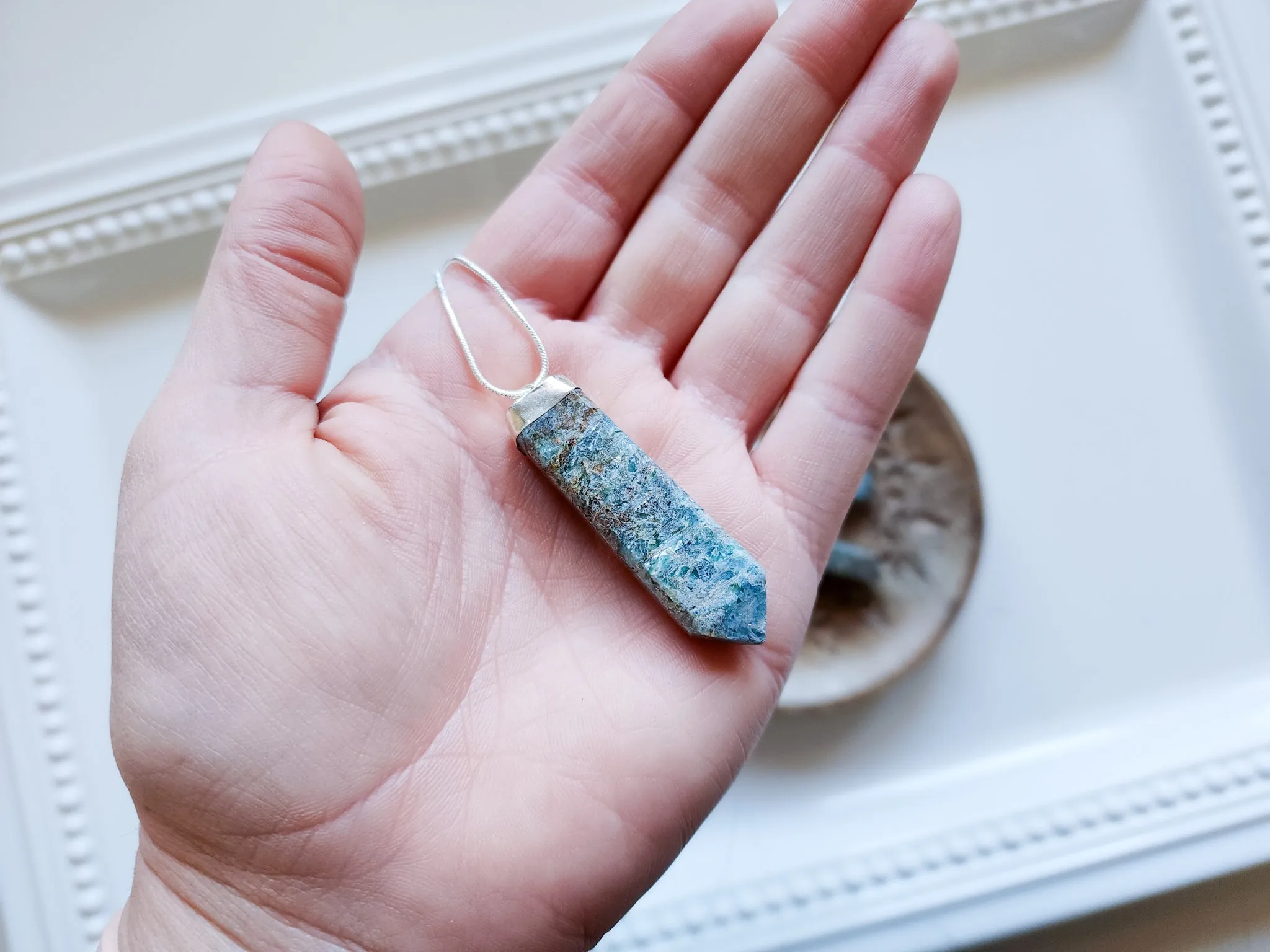 Kyanite Sterling Necklace