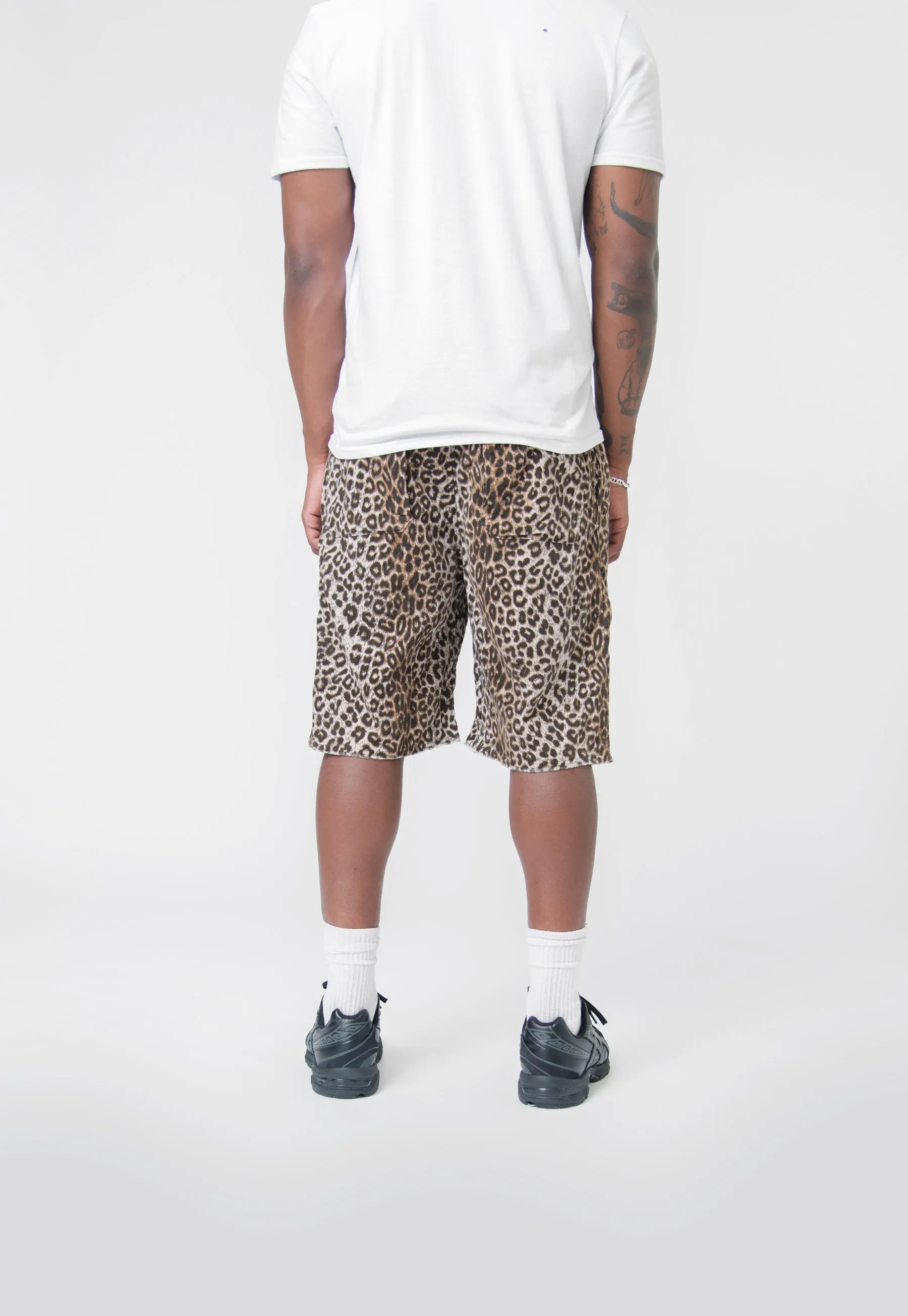 Leopard Coronel Short Beige