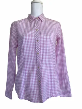 L.L. Bean Pink Gingham Shirt, 6