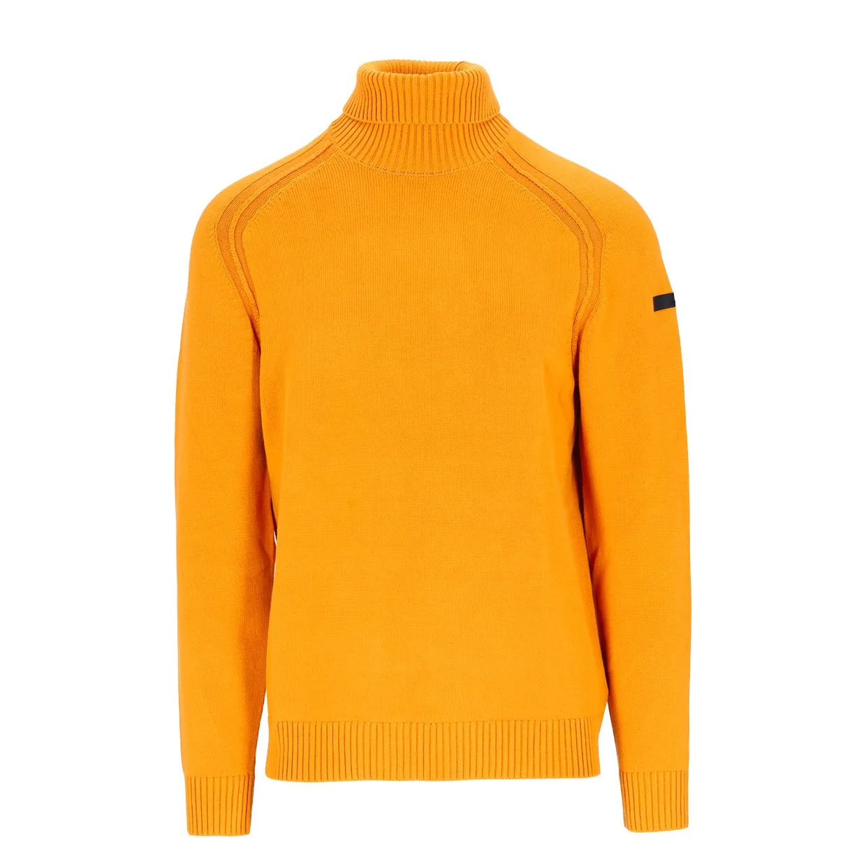 Maglione RRD Knit Cotton Plain Turtleneck Arancione