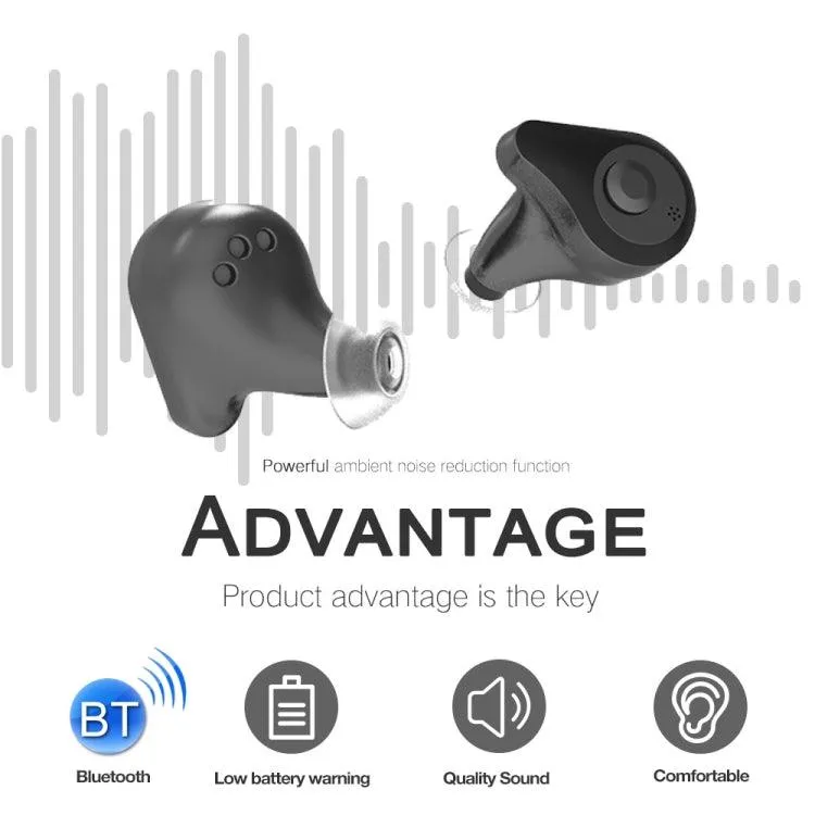 MELING D930 Bluetooth Hearing Aid for Seniors with App-Controlled Sound Adjustment