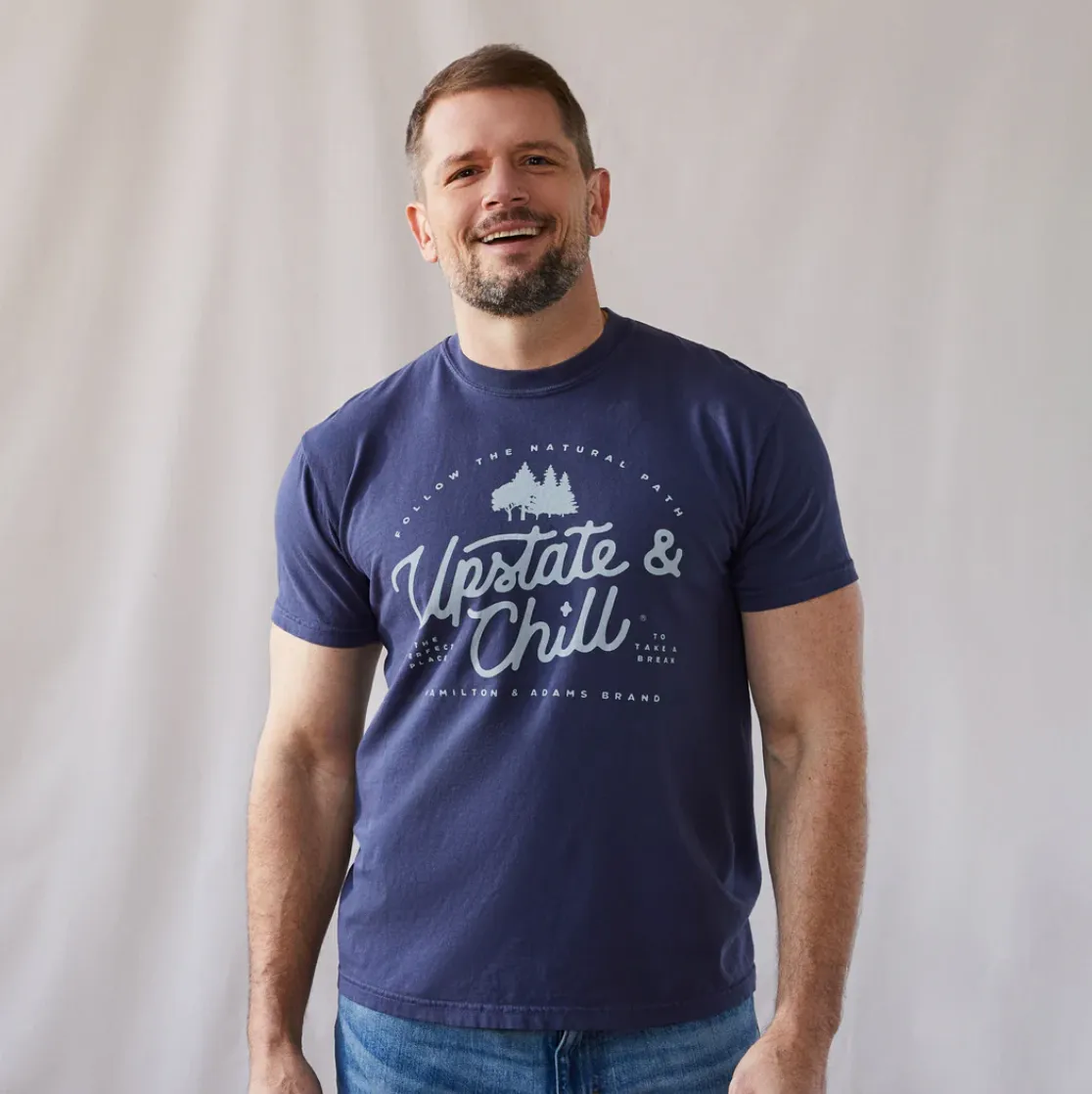 Mens Upstate & Chill Perfect Place T-shirt