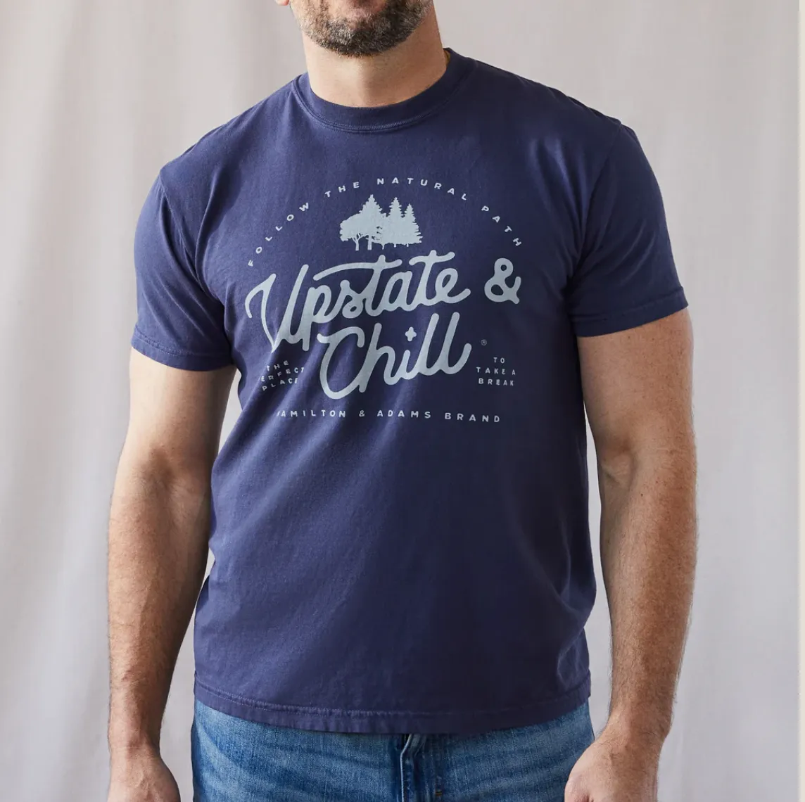 Mens Upstate & Chill Perfect Place T-shirt