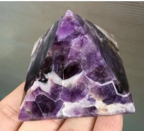 Natural Amethyst Pyramid