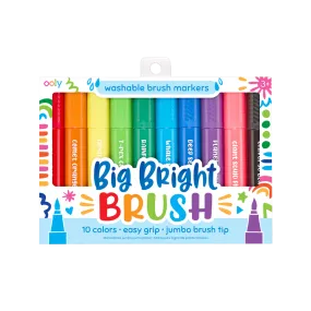 Ooly - Big Bright Brush Markers - Set of 10