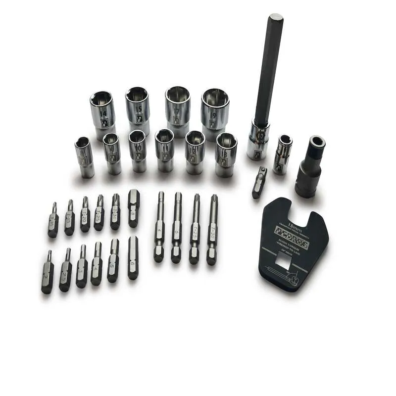 Pedro's Pro Bit & Socket Set - 31 pieces