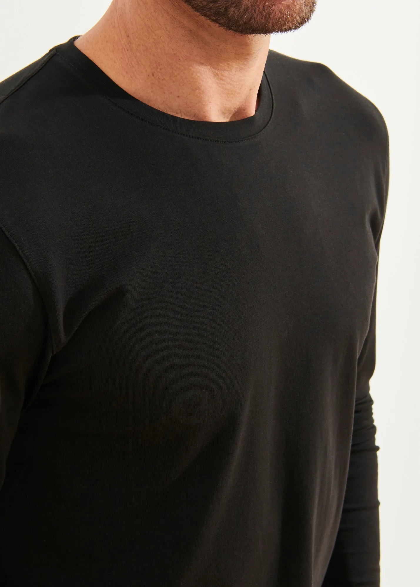 PIMA COTTON STRETCH LONG SLEEVE T-SHIRT