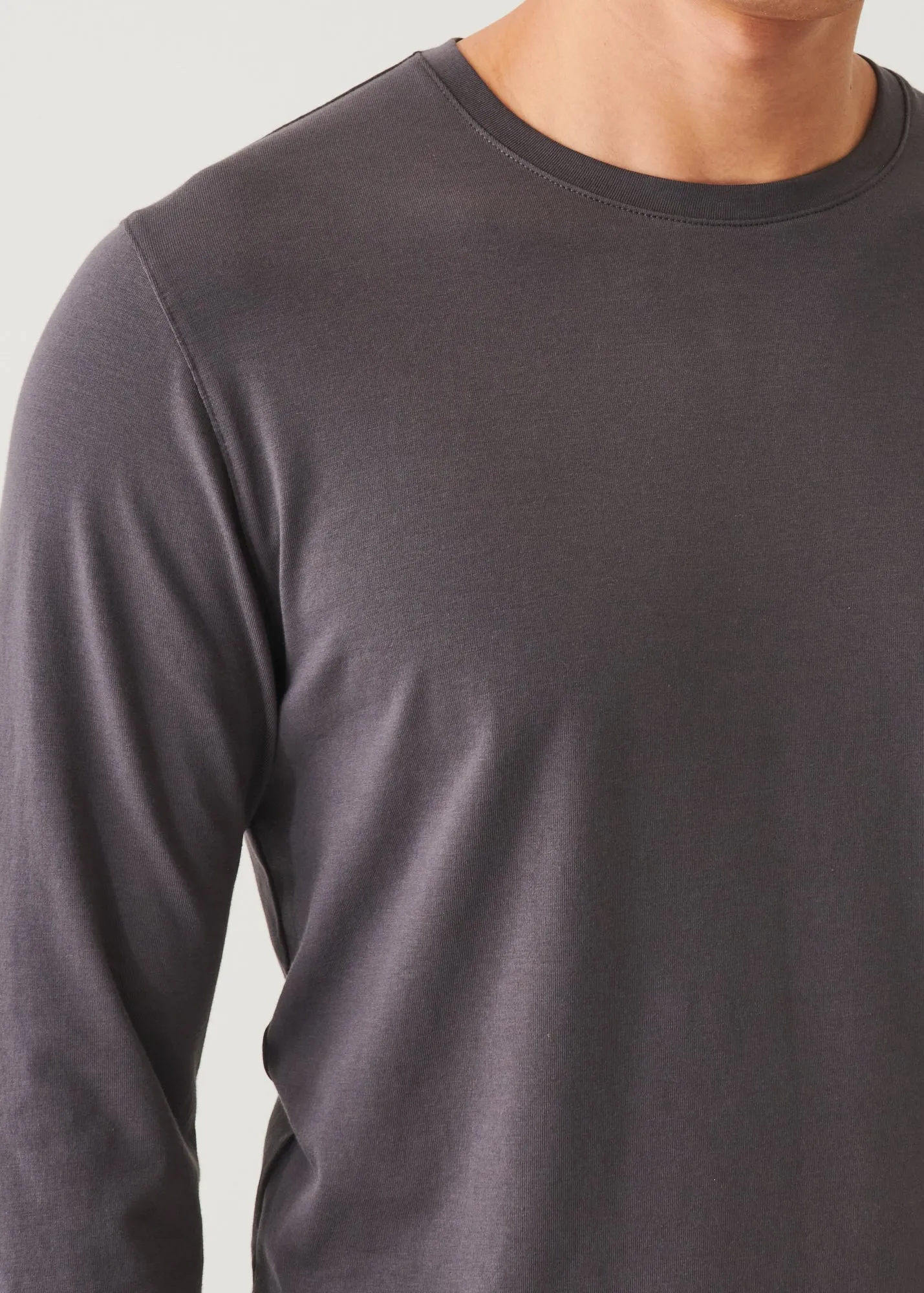 PIMA COTTON STRETCH LONG SLEEVE T-SHIRT