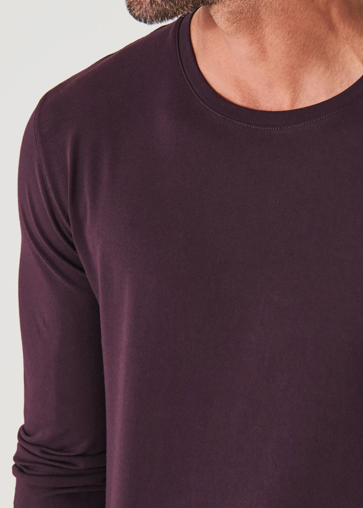 PIMA COTTON STRETCH LONG SLEEVE T-SHIRT