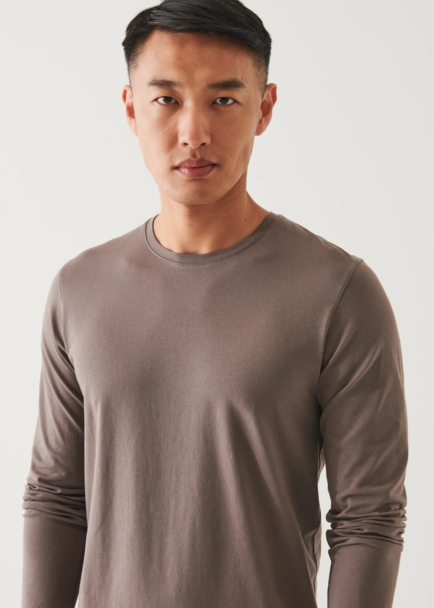 PIMA COTTON STRETCH LONG SLEEVE T-SHIRT