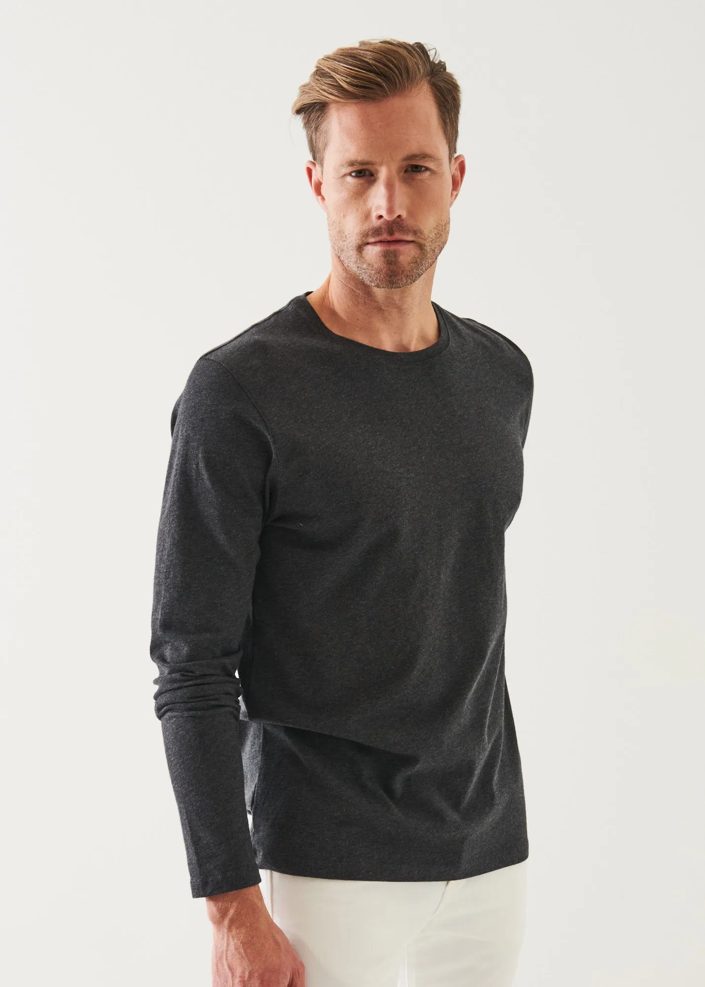 PIMA COTTON STRETCH LONG SLEEVE T-SHIRT