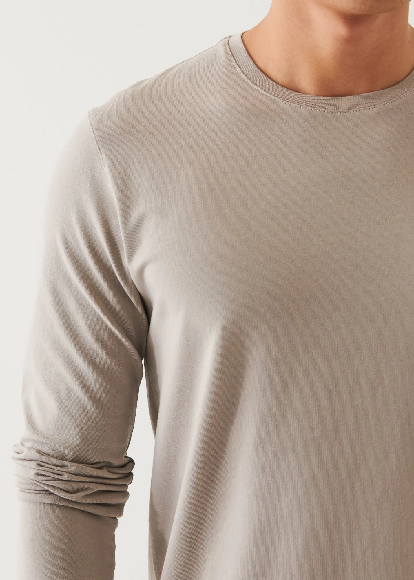 PIMA COTTON STRETCH LONG SLEEVE T-SHIRT