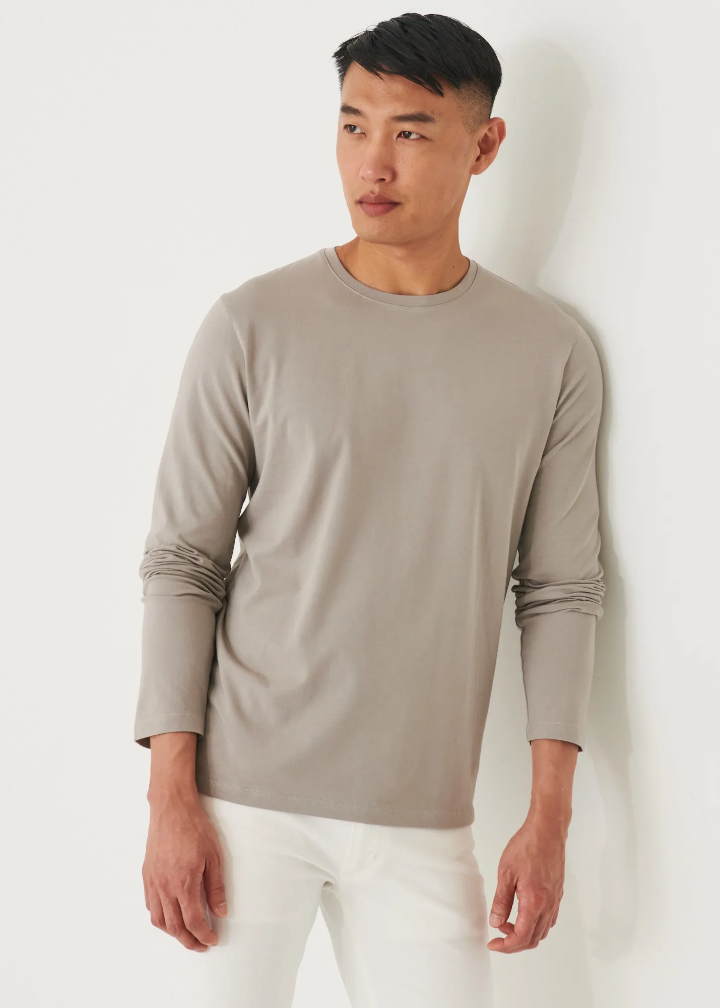 PIMA COTTON STRETCH LONG SLEEVE T-SHIRT