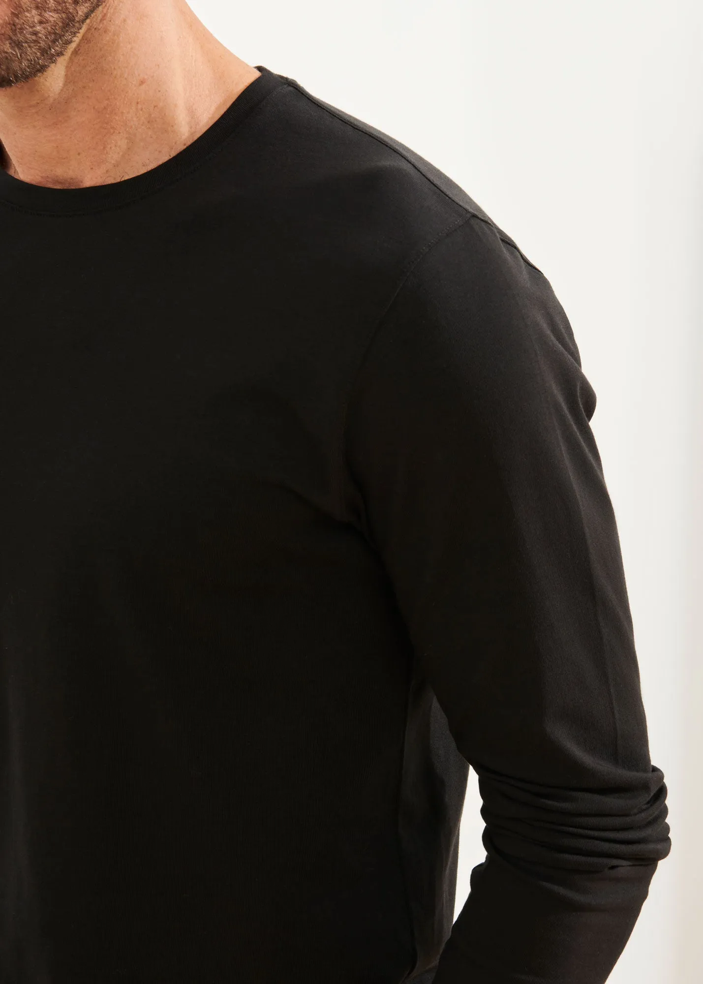 PIMA COTTON STRETCH LONG SLEEVE T-SHIRT