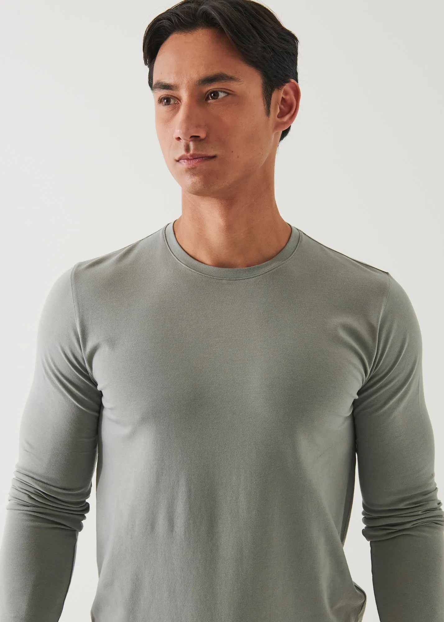 PIMA COTTON STRETCH LONG SLEEVE T-SHIRT