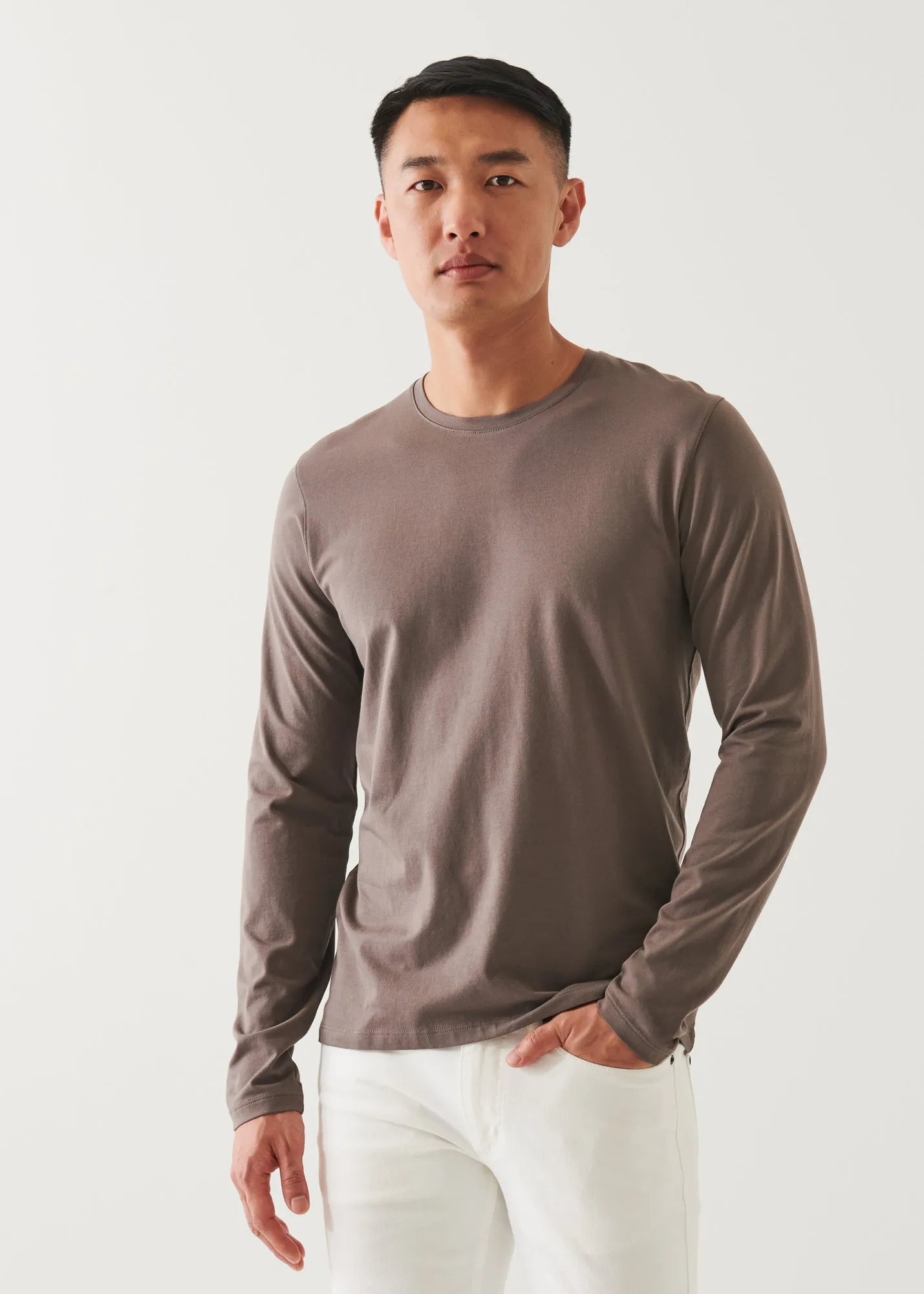 PIMA COTTON STRETCH LONG SLEEVE T-SHIRT