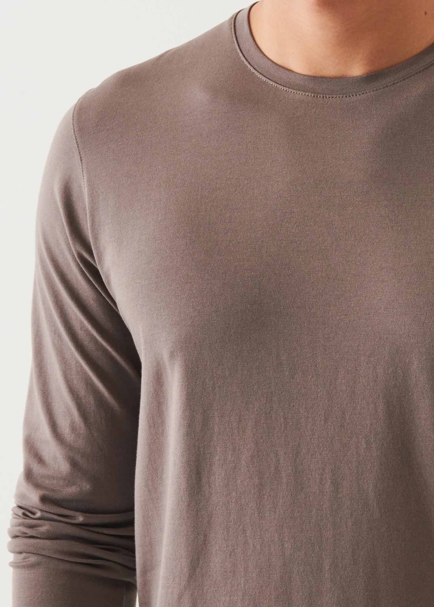 PIMA COTTON STRETCH LONG SLEEVE T-SHIRT