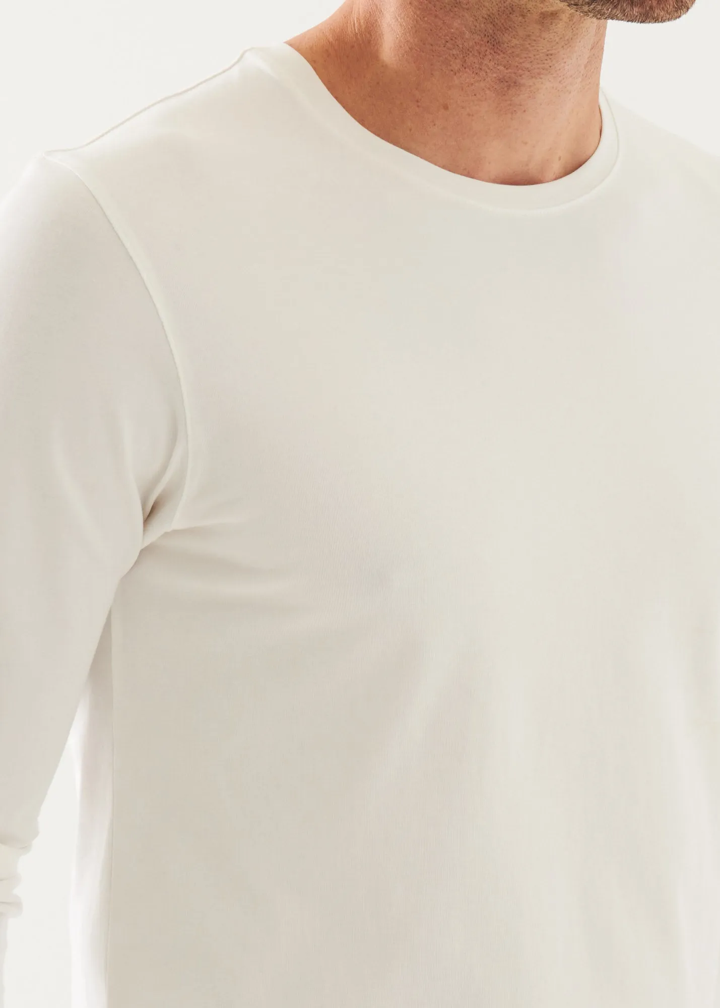 PIMA COTTON STRETCH LONG SLEEVE T-SHIRT