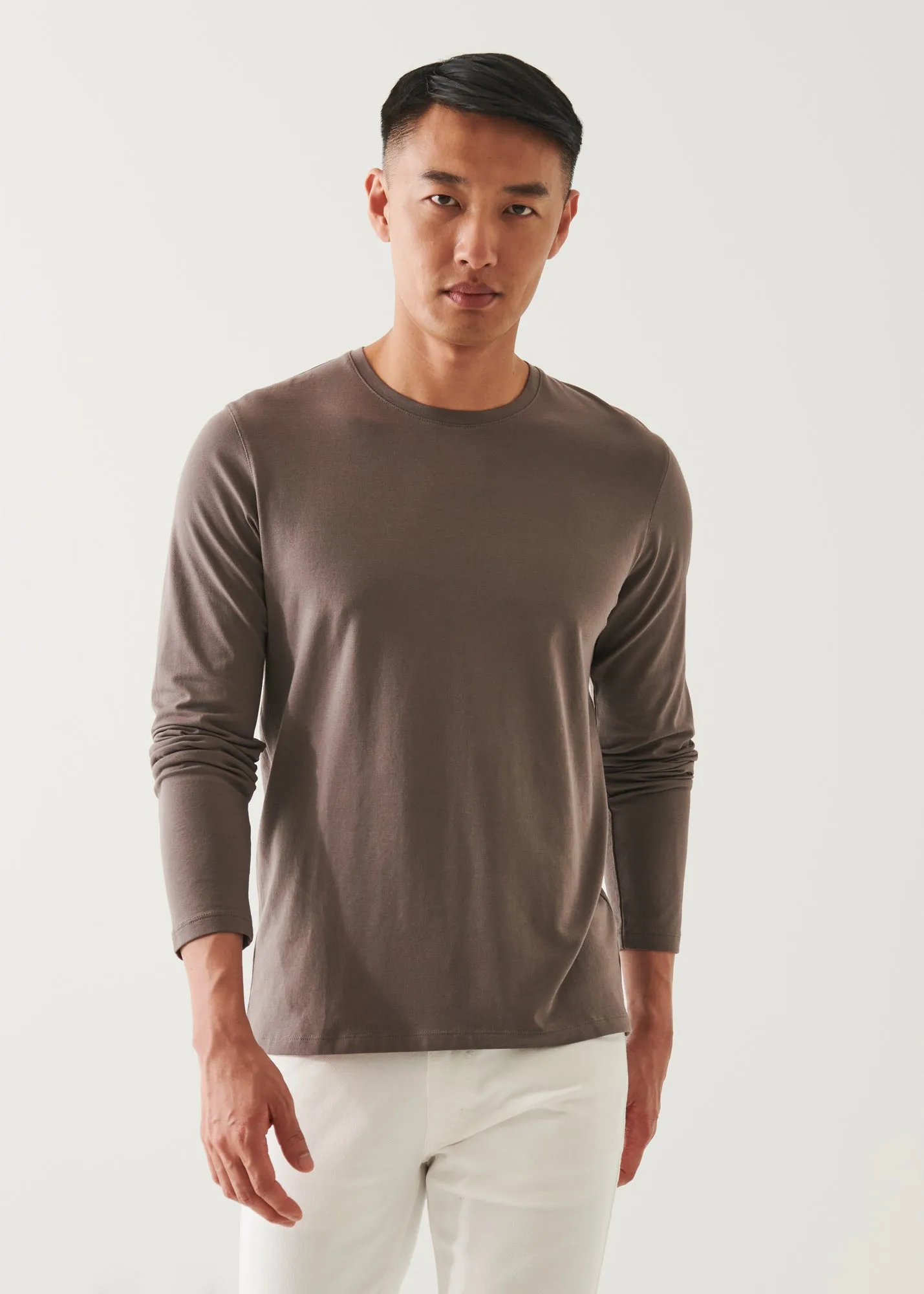 PIMA COTTON STRETCH LONG SLEEVE T-SHIRT