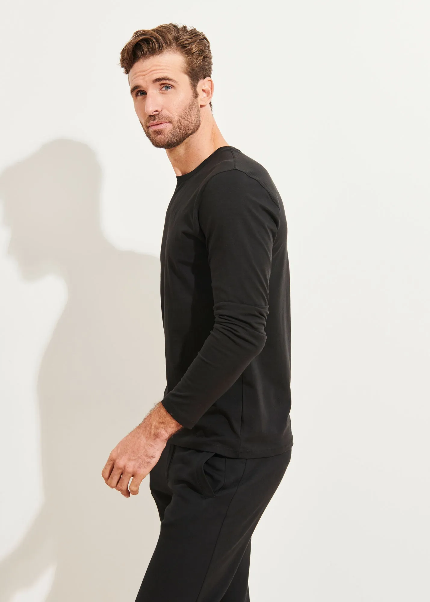 PIMA COTTON STRETCH LONG SLEEVE T-SHIRT