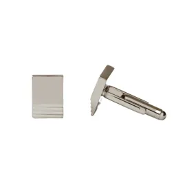 platinum layered square cufflinks