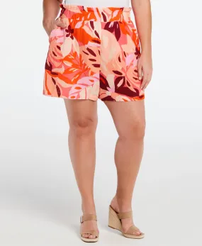 Plus Size 100% Cotton Pull On Short