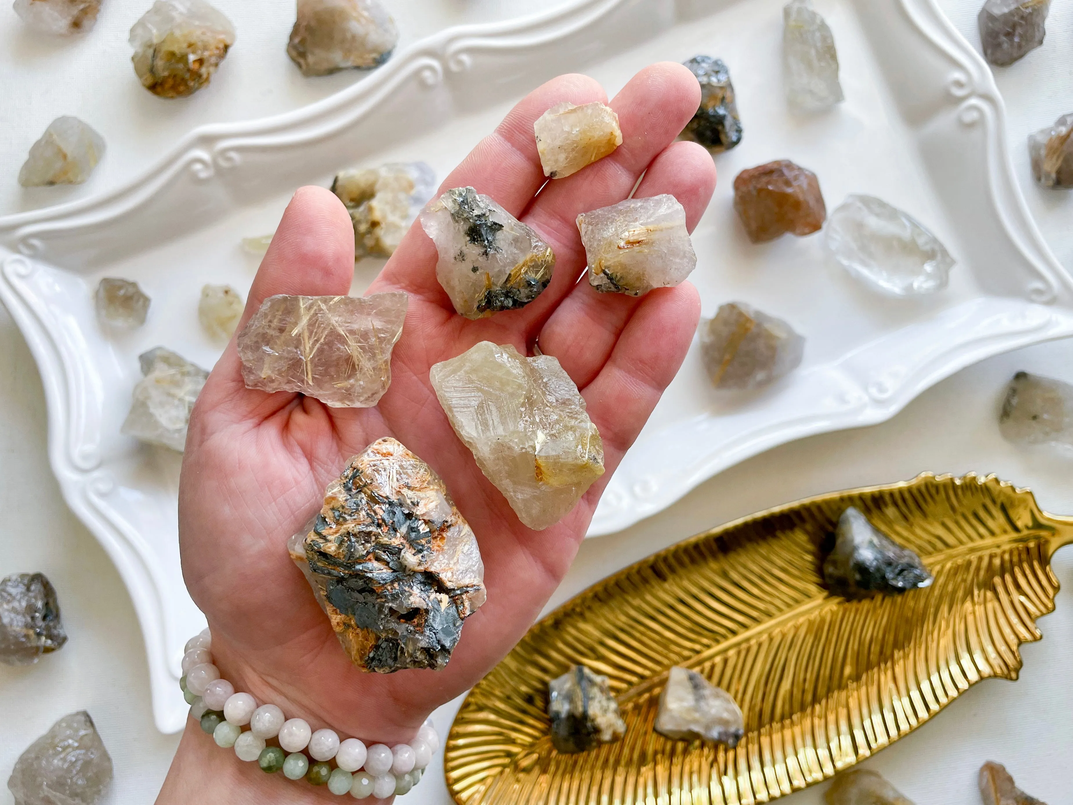 Rutilated Quartz Raw || Brazil