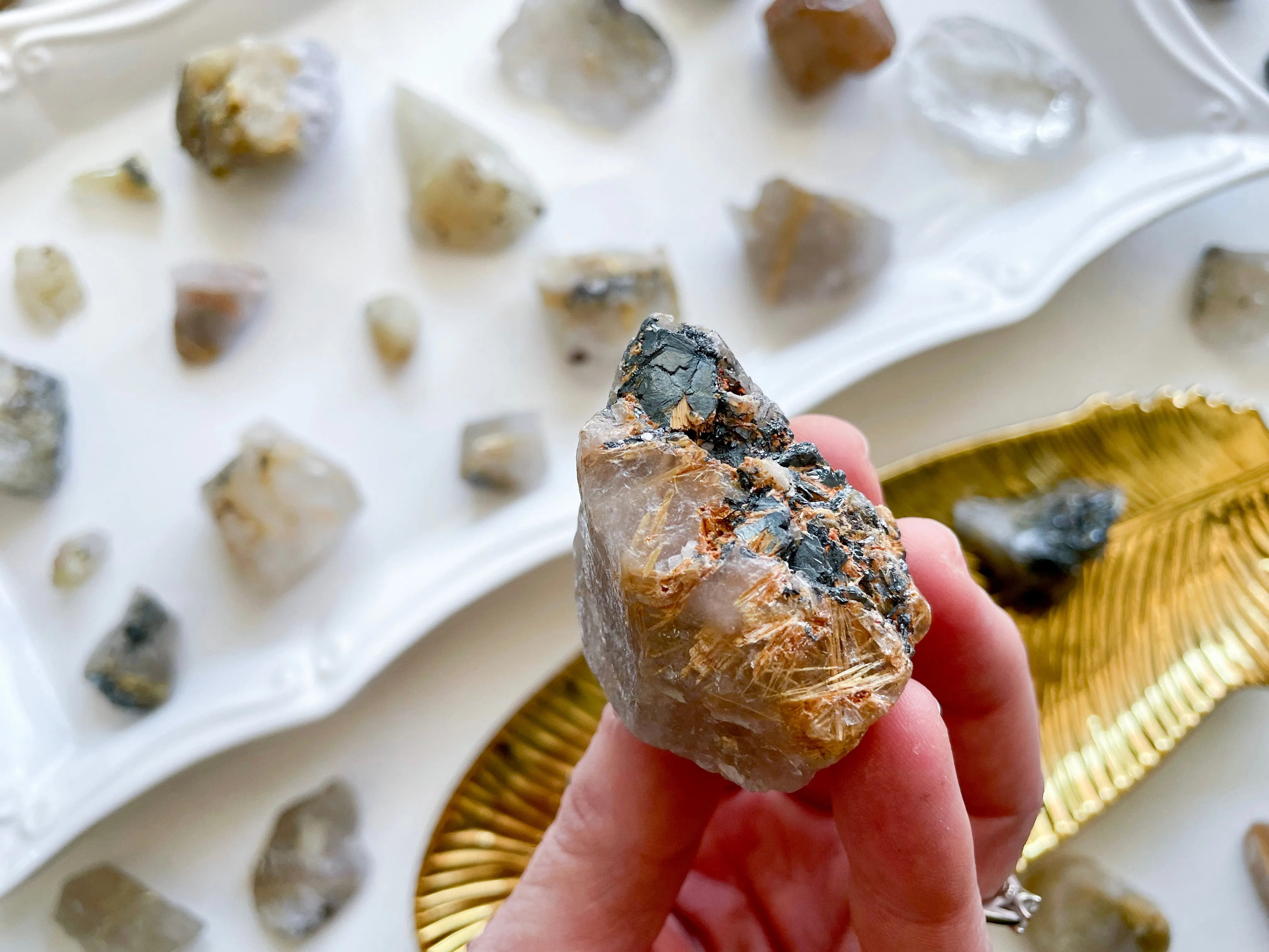 Rutilated Quartz Raw || Brazil