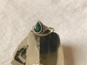 Semi-precious Emerald Zuma Ring