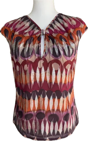 St. John Couture Silk Print Top, 2