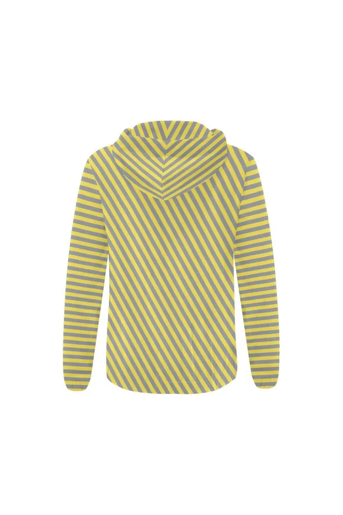 Striped Full Zip Hoodie for Women