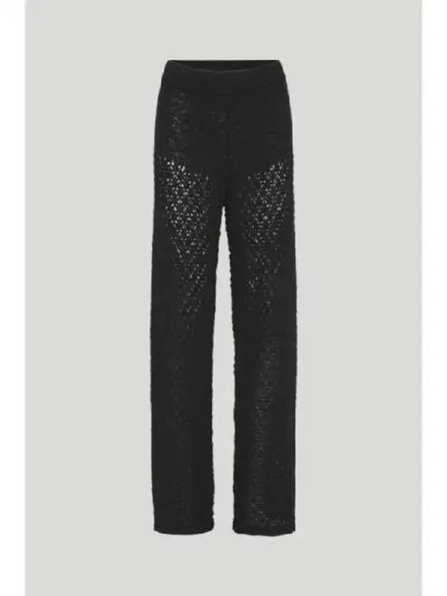 Tapered structured knit pants 271338