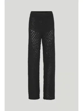 Tapered structured knit pants 271338