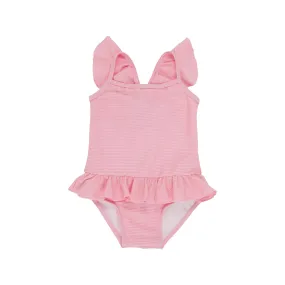 The Beaufort Bonnet Company - Pier Party Pink St. Lucia Swimsuit