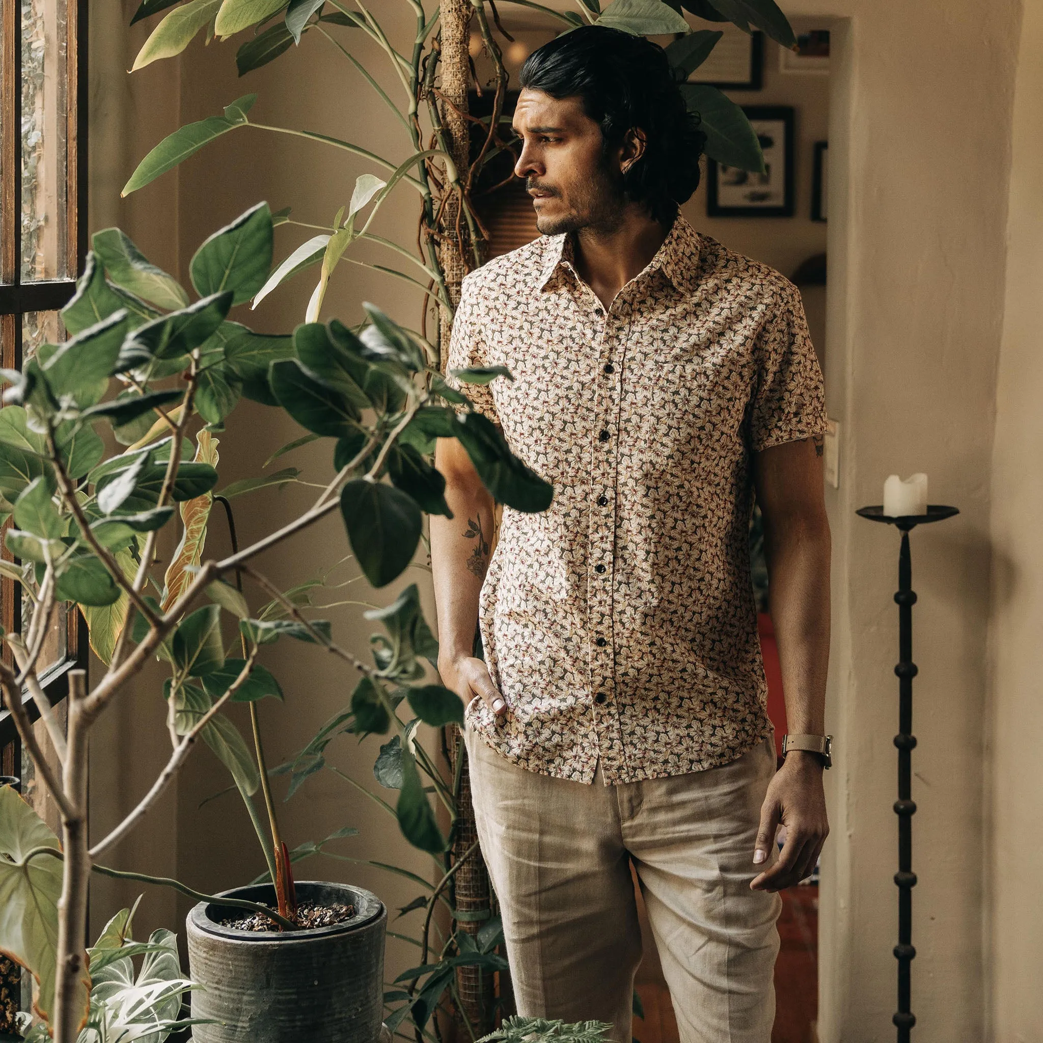 The Short Sleeve California in Coastal Flora