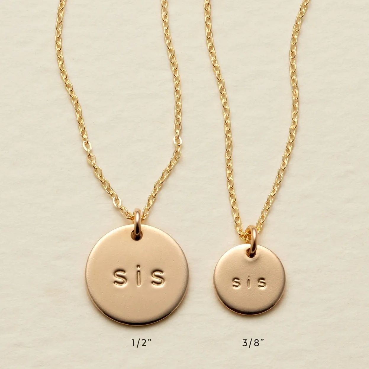 The Sis' Disc Necklace