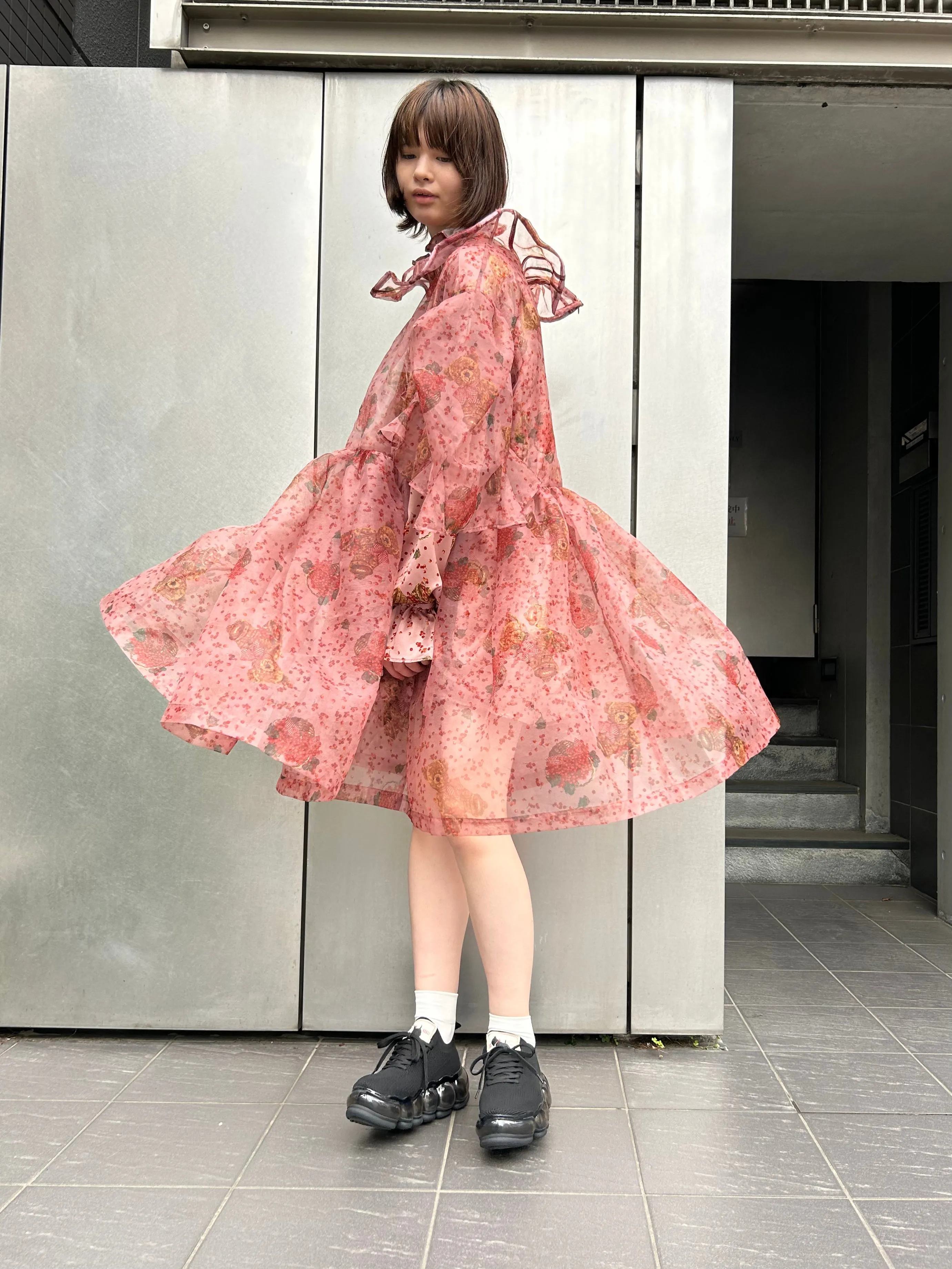 Tulip Dress / Pink / MIKIOSAKABE × PINK HOUSE