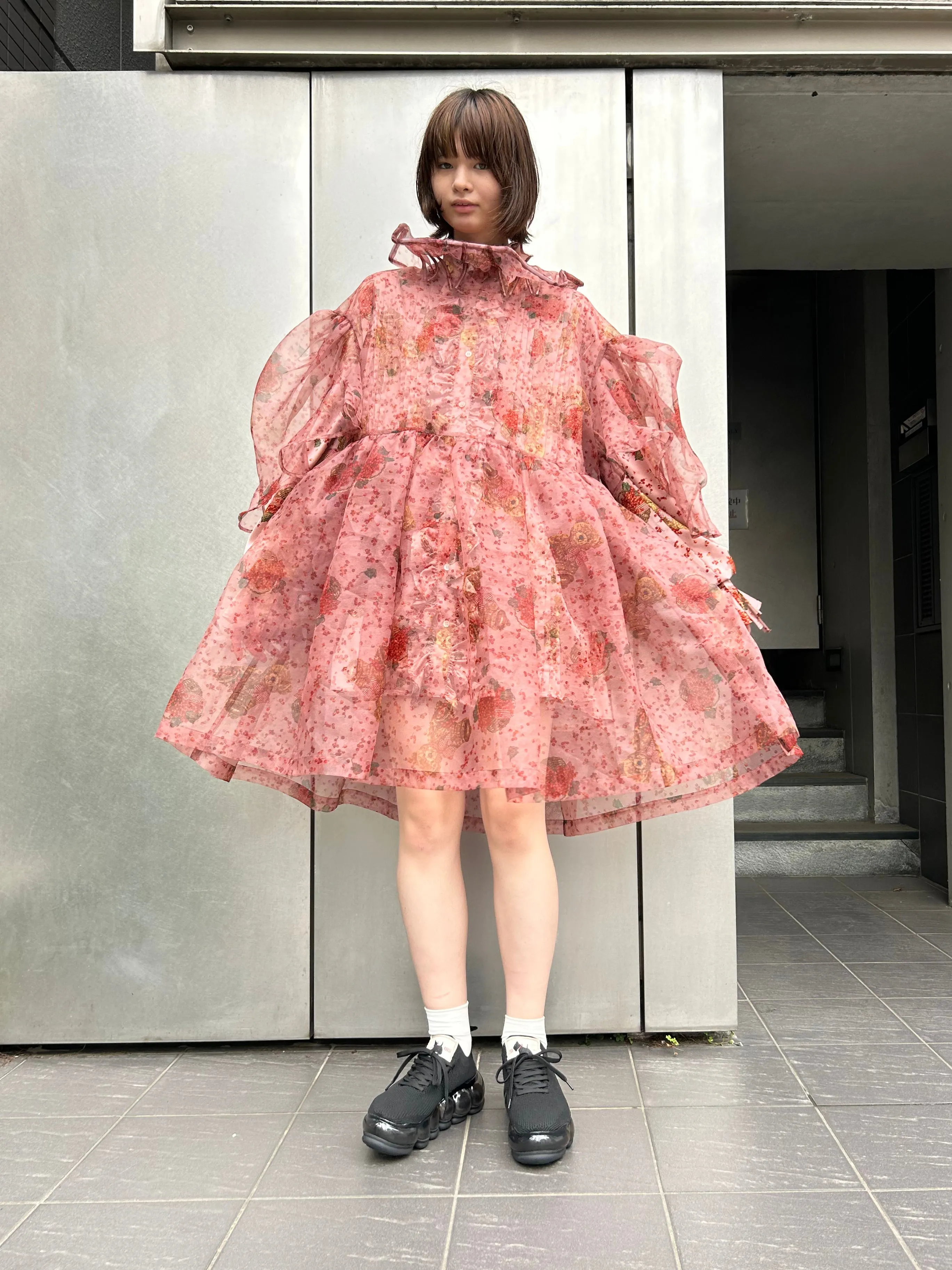 Tulip Dress / Pink / MIKIOSAKABE × PINK HOUSE