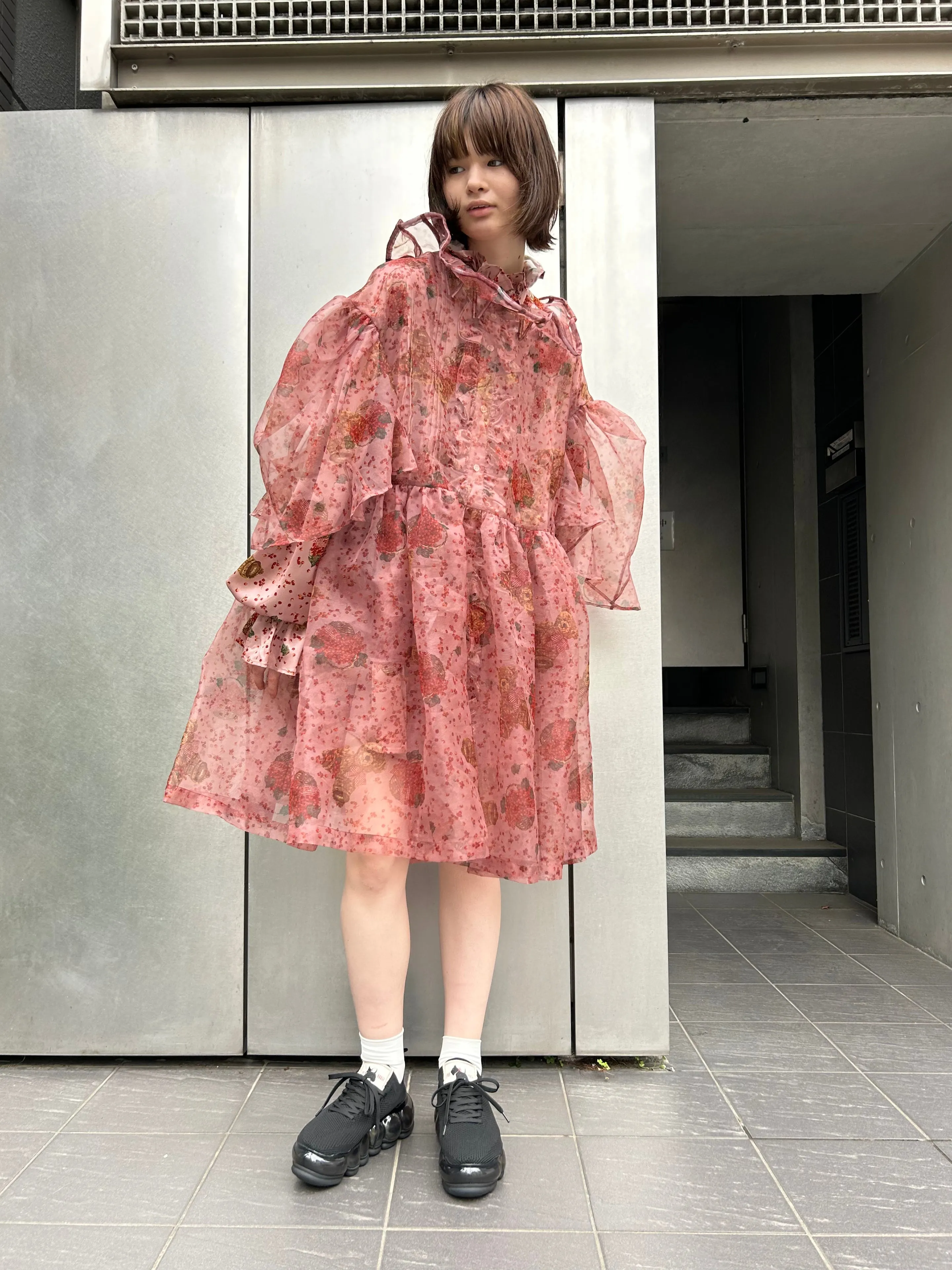 Tulip Dress / Pink / MIKIOSAKABE × PINK HOUSE