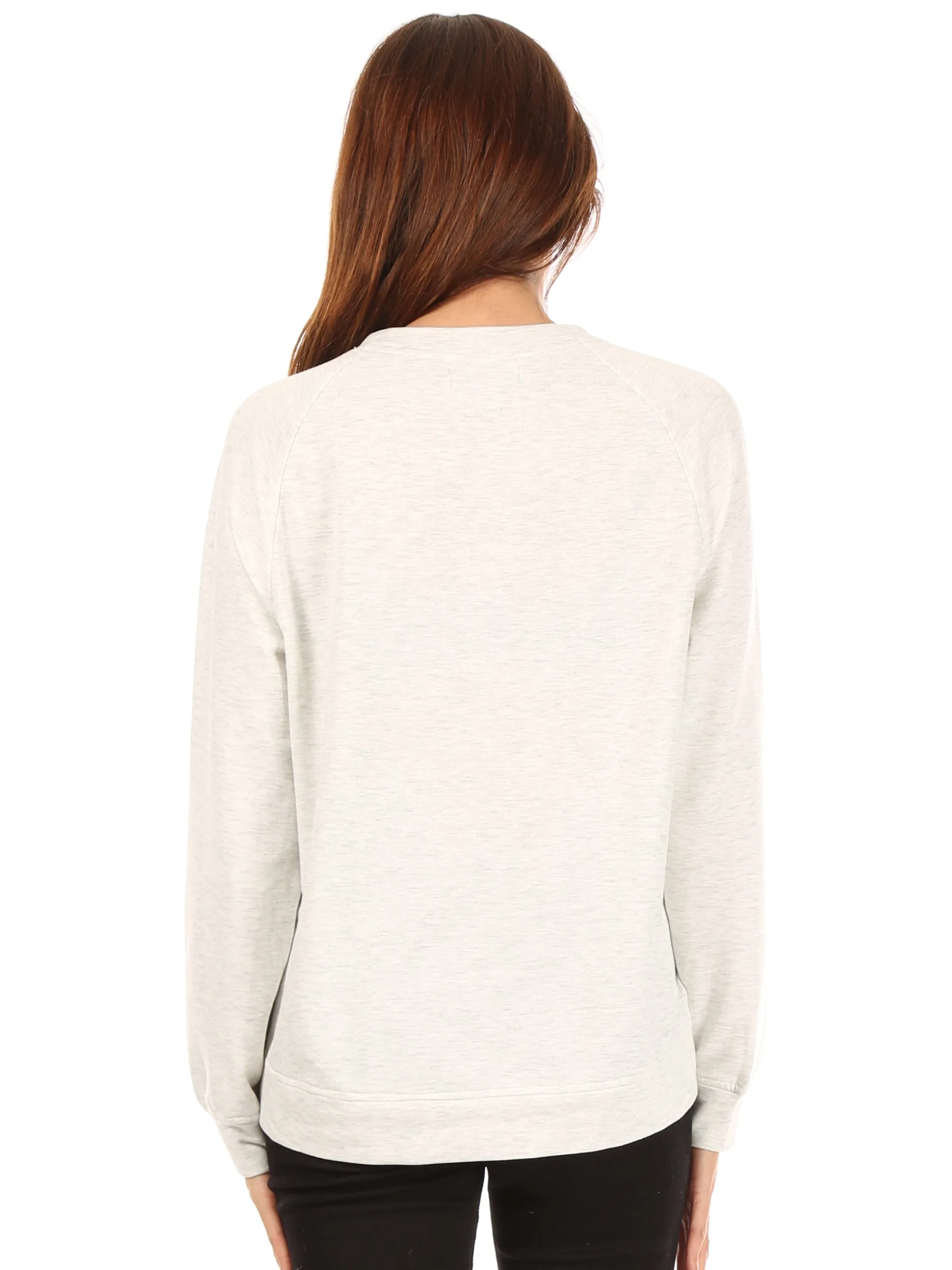 Women's "GOOD VIBES" Studio Raglan Sweatshirt