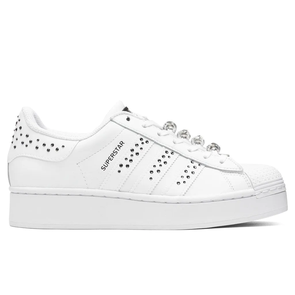 Women's Superstar Bold "Swarovski" - White/Black