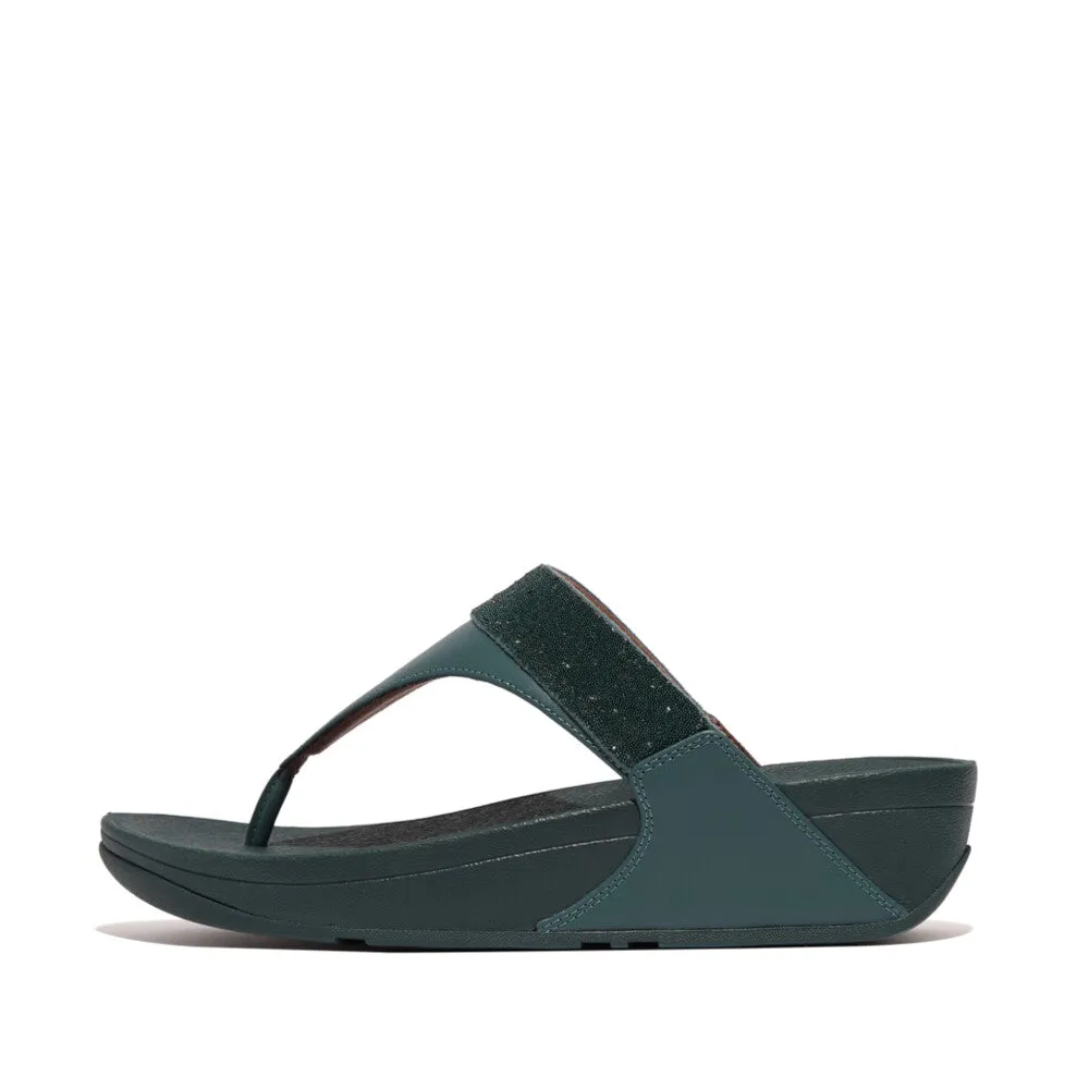 รองเท้าแตะแบบหูหนีบ ผู้หญิง รุ่น LULU OPUL-TRIM LEATHER TOE-POST SANDALS